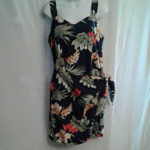 Vintage Hawaiian print cotton sundress sz XL